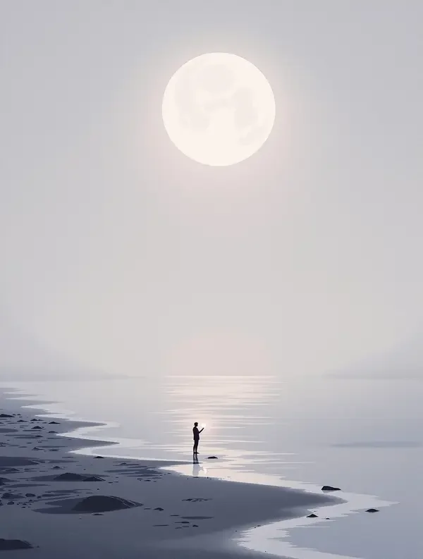 长夜有微光 短剧海报,黄昏灯塔与海边礁石